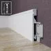 Плинтус Quick-Step белый из HD полимера QSSKRW35100